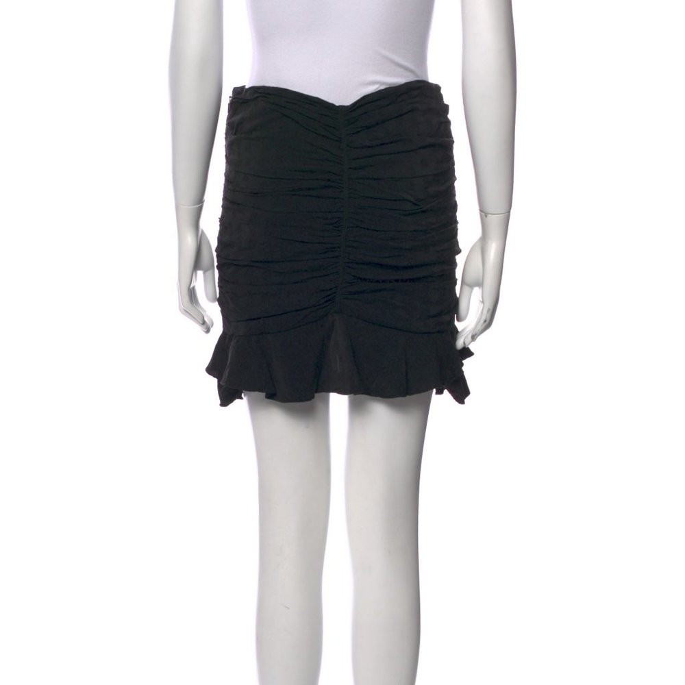 Isabel Marant Ruffle Mini Skirt, Black, US6, FR38